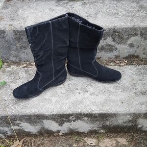 New Natural Soul Naturalizer 6 Black Suede Boots 6